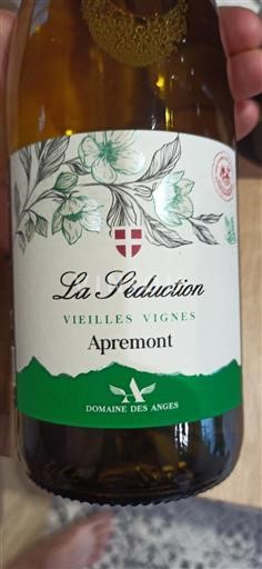 Savoia și Bugey Apremont Domaine Anges La Séduction Vieilles Vignes 2024