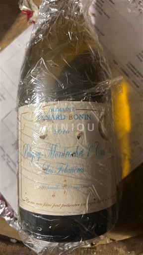 Burgundia Puligny-montrachet Premier Cru Domaine Bernard-Bonin Les folatieres 2016