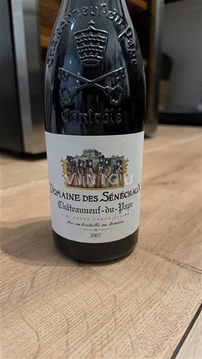 Rona dolina Châteauneuf-du-Pape Domaine Sénéchaux 2007