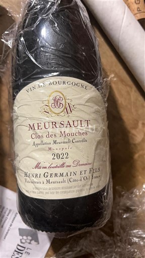 Burgundia Meursault Henri Germain et Fils Clos des Mouches 2022