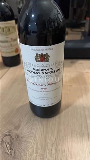 Burdeos Bordeaux superior Monopoles Nicolas Napoléon 1995