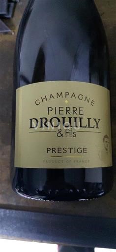 Champaña Champán Pierre Drouilly & Fils Prestige Sin añada