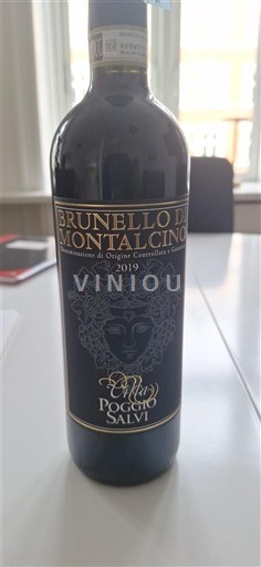 Weine Rouge sec Poggio Salvi 2019 Italien Toskana Brunello di Montalcino DOC