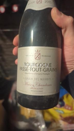 Burgundia Bourgogne-passetoutgrain Maison Chanzy Grain des Noirots 2015