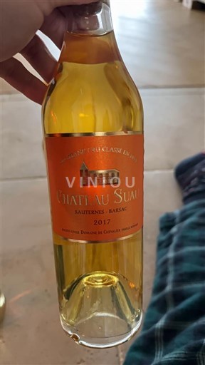 Bordeaux Barsac Grand Cru Château Suau 2017