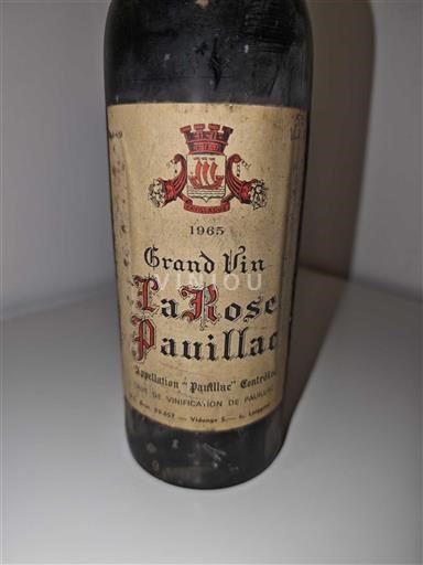 Burdeos Pauillac La Rose Pauillac 1965
