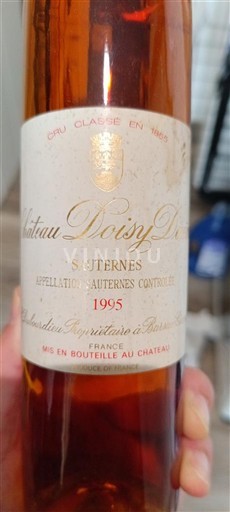 Bordeaux Sauternes Château Doisy-Daëne 1995