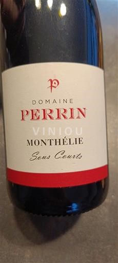 Burgundia Monthélie Domaine PERRIN Sous Courts 2022