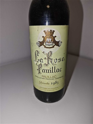 Burdeos Pauillac La Rose Pauillac 1983