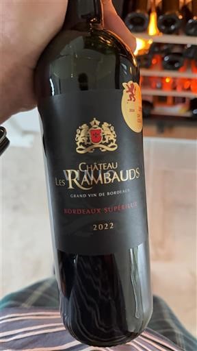Bordeaux Bordeaux Supérieur Château Les Rambauds 2022