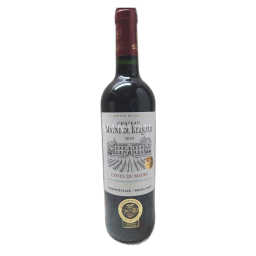Bordeaux Côtes de Bourg Château Mayne de Bernard 2019