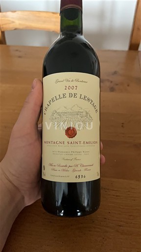 Burdeos Montagne-Saint-Émilion Chapelle de Lestage 2007