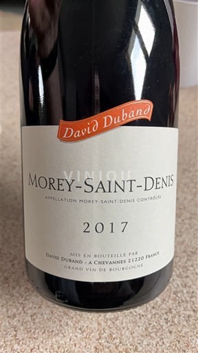Burgundia Morey-saint-denis David Duband 2017