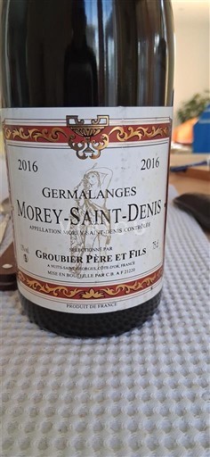 Burgundia Morey-saint-denis Goubier Père et Fils Germalanges 2016