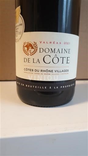 Valle del Ródano Côtes del Ródano Pueblos Domaine La Côte Valréas 2021