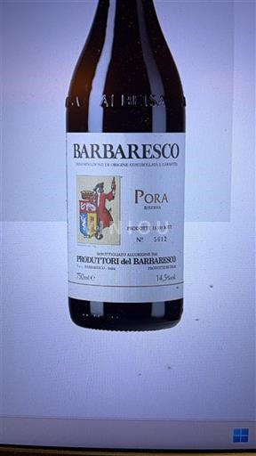 Piemonte Barbaresco Produttori del Barbaresco Pora Riserva 2021