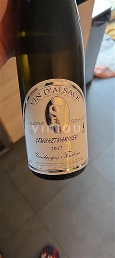 Alsacia Vendanges Tardives Eugène Schaller 2017