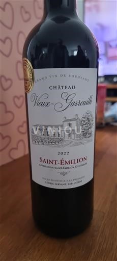 Bordeaux Saint-Émilion Château Vieux Garrouilh 2022