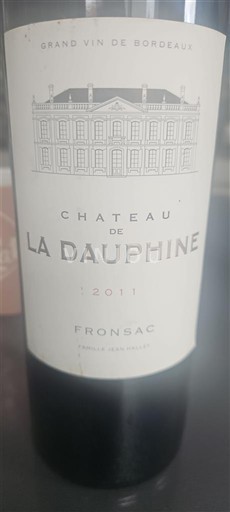 Bordeaux Fronsac Château La Dauphine 2011