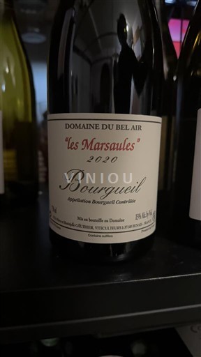 Valea Loarei Bourgueil Domaine Bel Air les Marsaules 2020