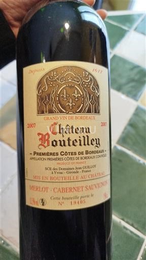 Bordeaux Premières-Côtes-de-Bordeaux Château Bouteilley 2007