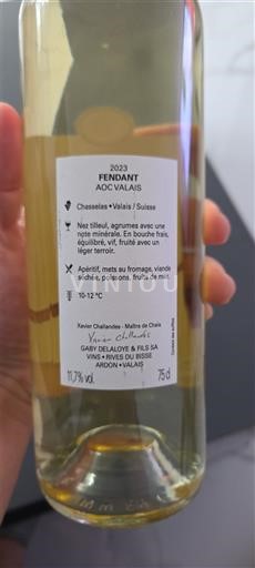 Valais Valea Gaby Deleaval & Fils SA Fendant 2023