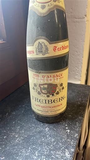 Alsacia Vendanges Tardives Freiberg Vendanges Tardives 1985