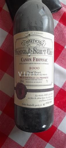 Bordeaux Canon-Fronsac Château Toumalin Saint-Cric 2000