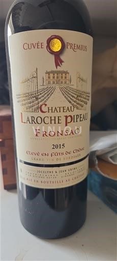 Bordeaux Fronsac Château Laroche Pipeau Premius 2015