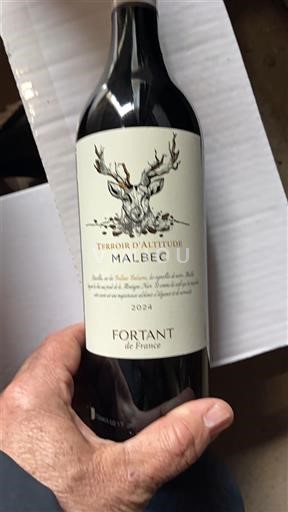 Languedoc și Roussillon Vin de Pays d'Oc Fortant de France Terroir d'Altitude Malbec 2024
