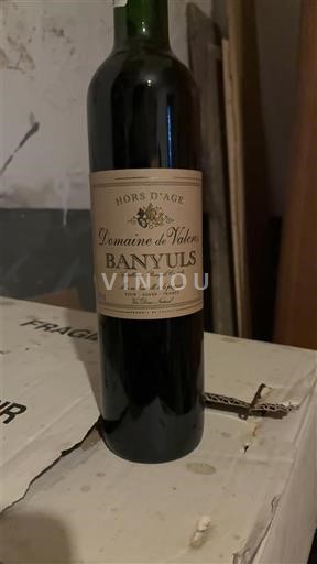 Roussillon Banyuls Domaine Valcros Hors d'Âge 2002