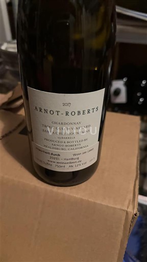 AVA din California Munții Santa Cruz Arnot-Roberts Trout Gulch Vineyard 2017