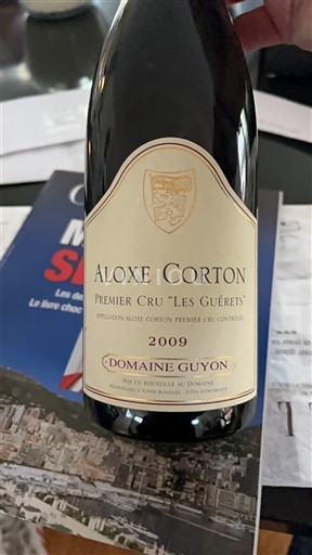 Burgundia Aloxe-Corton Premier Cru Domaine Guyon Les Guérets 2009