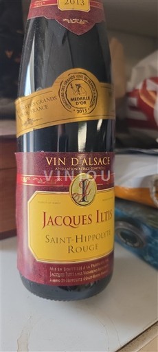 Alsacia Jacques Iltis Saint-Hippolyte Rouge 2013
