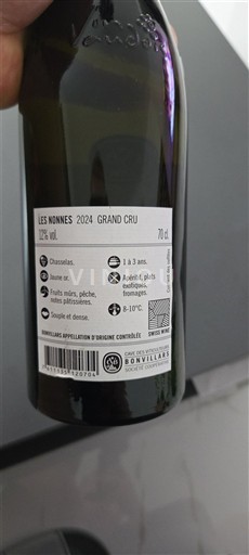 Vaud Bonvillars Domaine Bonvillars Les Nonnes 2024