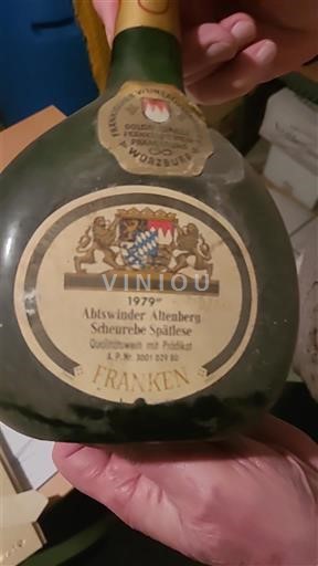 Franconia Nespecificat Abtswinder Altenberg Scheurebe Spätlese 1979