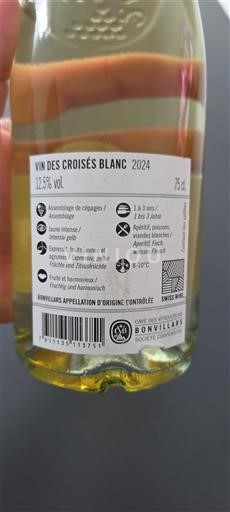Vaud Bonvillars Cave des Vignerons de Bonvillars Vin des Croisés Blanc 2024