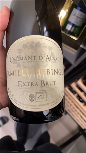 Alsacia Crémant de Alsacia Famille Hebinger Extra Brut Nemilésimat