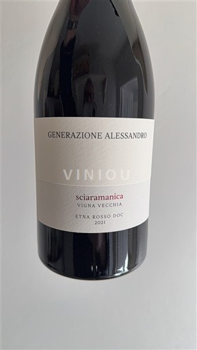 Sicilia Nespecificat Generazione Alessandro Sciaramanica Vigna Vecchia 2021