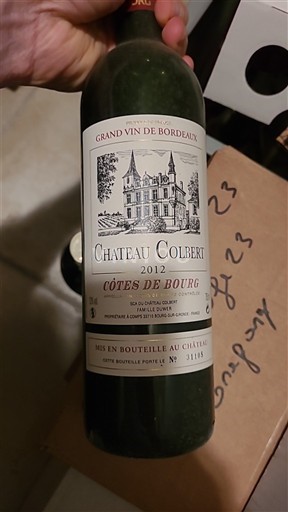 Bordeaux Côtes-de-Bourg Château Colbert 2012