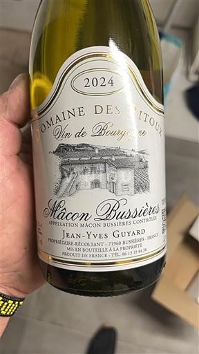 Borgonha Mâcon e mâcon-villages Domaine Pitiots 2024