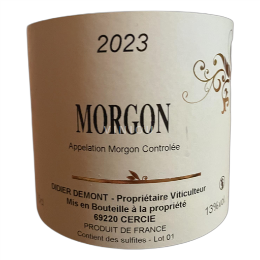Beaujolais Morgon Didier Demont 2023