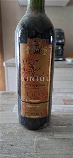 Burdeos Lalande-de-Pomerol Château La Rose de Musset 1997