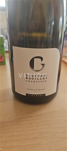 Champaña Champán Goutorbe Bouillot Noir Coteaux Sin añada
