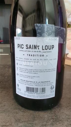 Languedoc Pic-Saint-Loup Les Petits Vignerons de Saint Jean Tradition 2023