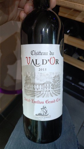 Bordeaux Saint-Émilion Grand Cru Grand Cru Château Val d'Or 2015
