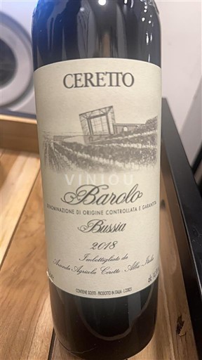 Piemonte Barolo Ceretto Bussia 2018