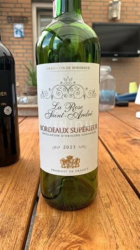Bordeaux Bordeaux Supérieur La Rose Saint-André 2023