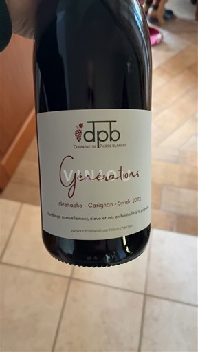 Languedoc și Roussillon Vin de Pays d'Oc Domaine Pierre Blanche Générations 2022