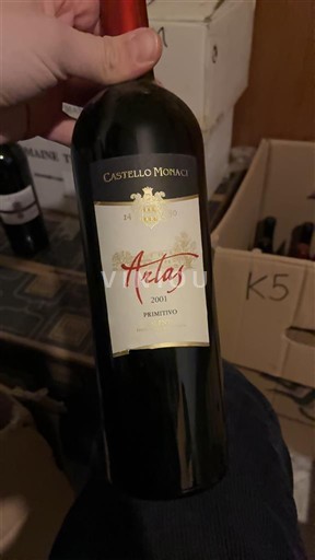 Puglia Primitivo di Manduria Castello Monaci Artas 2021